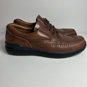 ECCO Sea Walker Men’s Shoes Size 46 US 12 Brown Leather Lace up Oxford